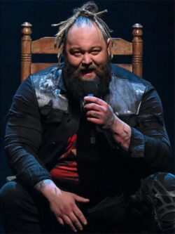 WWE Bray Wyatt Black Bomber Jacket