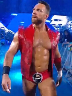 WWE Money In The Bank 2024 LA Leather Vest