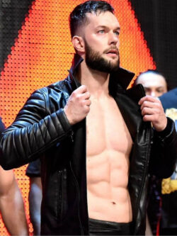 WWE Motorcycle Finn Leather Jacket