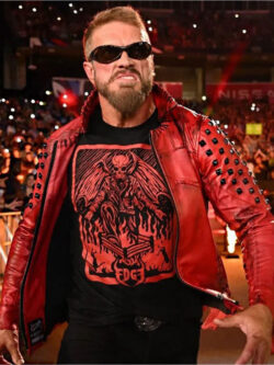 WWE Summer Slam Edge Red Leather Jacket