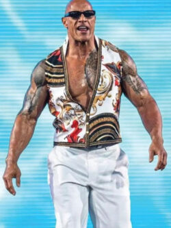 WWE Wrestlemania 2024 The Rock Final Boss Vest