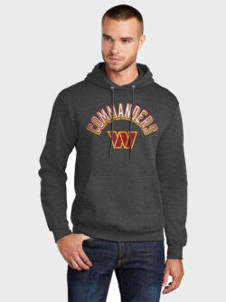 New Washington Commanders Arch Over Logo Hoodie