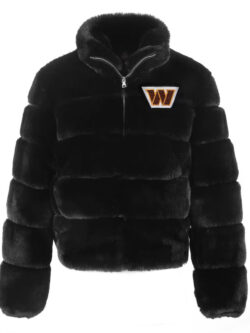 New Washington Commanders Cuce Black Bomber Jacket