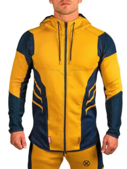 Wolverine Yellow And Blue Hoodie