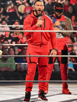 Wrestlemania WWE Roman Reigns Red Tracksuit
