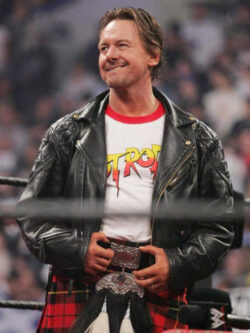 Wrestler Roddy Piper Black Leather Jacket