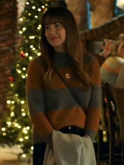 A Novel Noel 2024 Julie Cashmere Sweater