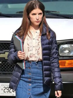 A Simple Favor Anna Blue Puffer Jacket