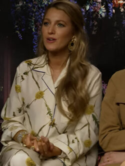 Access Hollywood 2024 Blake White Floral Shirt