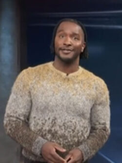New Access Hollywood Scott Evans Gradient Sweater