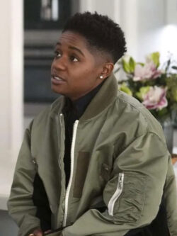 All American S06 Tamia Khaki Bomber Jacket