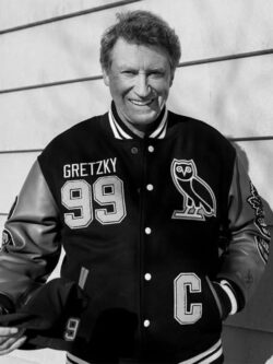 New Wayne Gretzk The Great One OVO Varsity Jacket