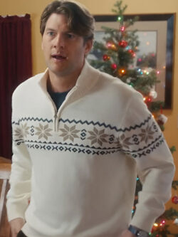 A Very Vermont Christmas Ryan White Zip Sweater