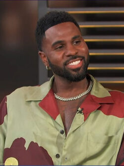 Access Hollywood Jason Green Floral Print Shirt