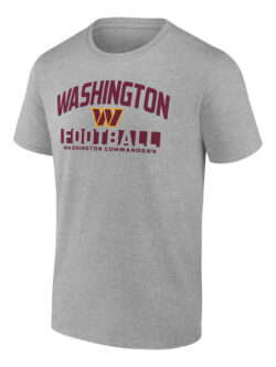 New Washington Commanders Gray Screen Blocking T-Shirt