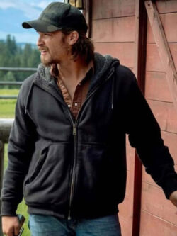 Yellowstone Season 5 Luke Grimes Black Hoodie