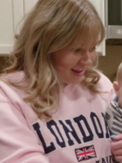 90 Day Fiance Jessica London Union Print Pink Hoodie