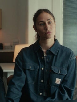 A Copenhagen Love Story Rosalinde Mynster Blue Denim Jacket