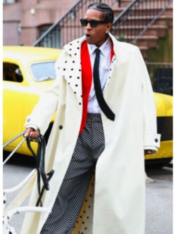 A$AP Rocky NYC 2025 White Coat