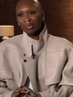 Access Hollywood 2025 Cynthia Erivo Ivory Jacket