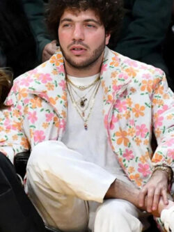 Access Hollywood Benny Reversible Floral Print Jacket