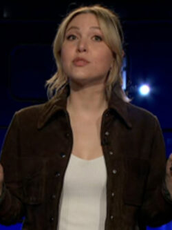 After Midnight 2025 Taylor Tomlinson Brown Jacket