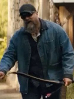 Gunny Lefferty Film A Working Man 2025 David Denim Jacket