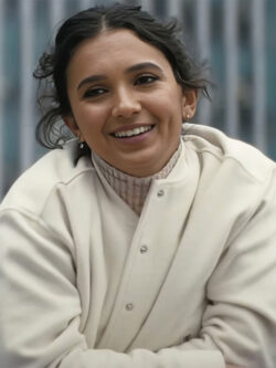 Jenny Film A Working Man 2025 Rivas White Jacket