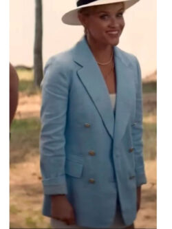 Margot Film You’re Cordially Invited 2025 Reese Witherspoon Blue Blazer