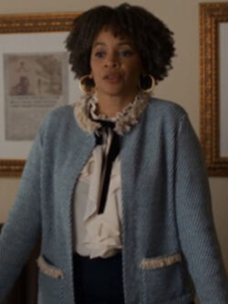TV-Series Will Trent Season 3 Blue Fringe Trim Jacket