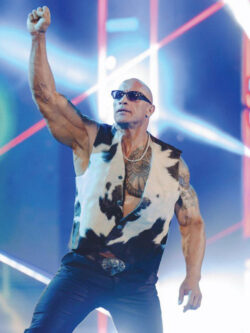 WWE Wrestlemania The Rock Final Boss Leather Vest