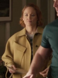 Will Trent S03 Erika Christensen Light Trench Coat