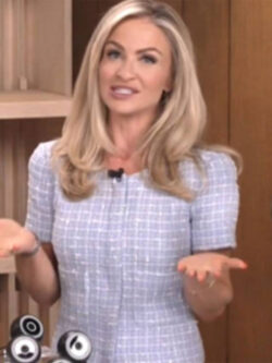Access Daily 2025 Maria Blue Short Sleeve Jacket