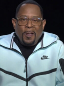New Access Daily 2025 Martin Lawrence Blue Tech Fleece Hoodie