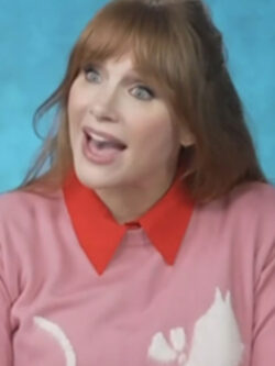 Access Hollywood 2025 Bryce Dallas Howard Cat Sweater