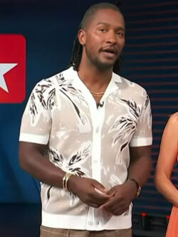 New Access Hollywood Scott Evans Floral Print Shirt