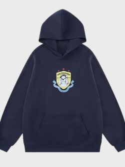 New Aelfric Eden Puppy Badge Print Hoodie