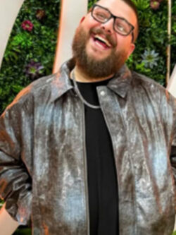 American Idol S23 Che Tie Dye PU Jacket