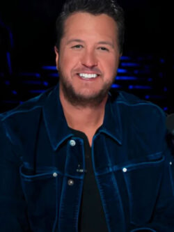 American Idol S23 Luke Bryan Blue Trucker