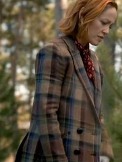 Angie Polaski TV Series Will Trent S03 Erika Plaid Blazer
