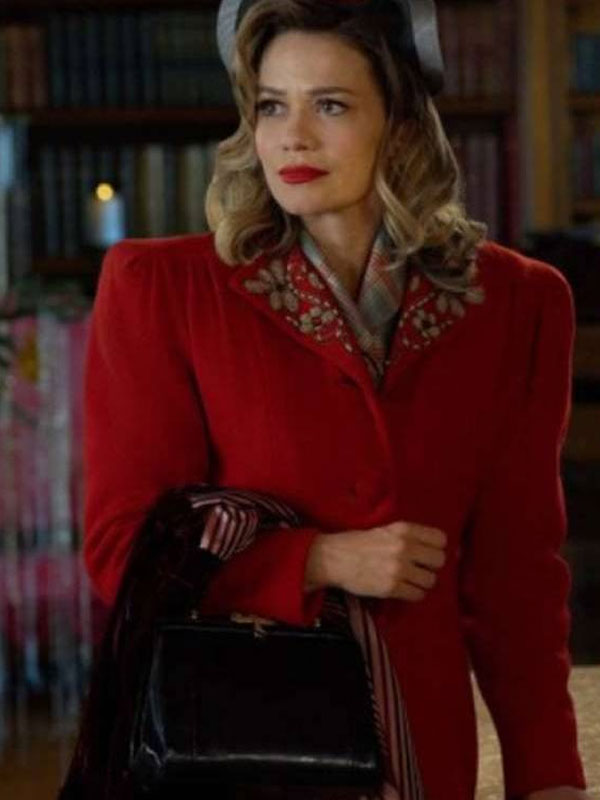 Bethany Joy Lenz A Biltmore Christmas Red Coat
