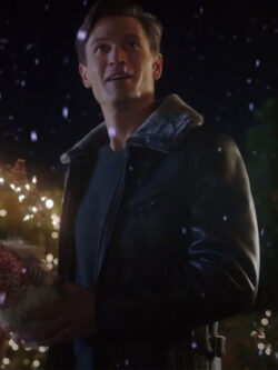 Jon Prescott A Very Charming Christmas Town Sawyer Leather Jacket