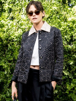Los Angeles Academy Women’s Luncheon Stewart Black Floral Quilted Jacket