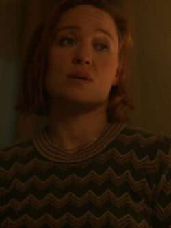 Will Trent S03 Erika Christensen Chevron Sweater