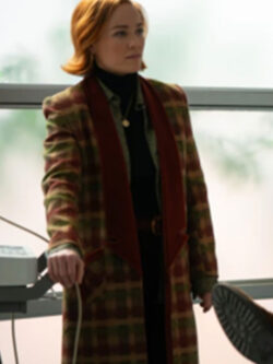 New Will Trent S03 Erika Christensen Multicolor Checkered Coat
