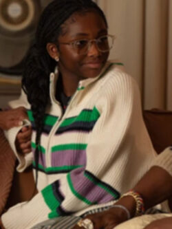 Will Trent S03 Kyrie McAlpin Striped Sweater