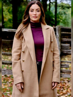A Dance in the Snow 2024 Melanie Cerra Wool Trench Coat