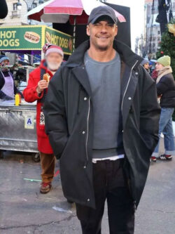Alan Ritchson The Man with the Bag 2025 Black Long Jacket