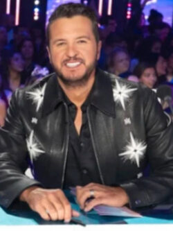 American Idol S23 Luke Bryan White Stars Jacket