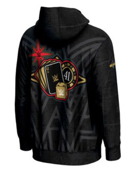 Las Vegas 2025 WWE WrestleMania 41 Unisex Black Neon Pullover